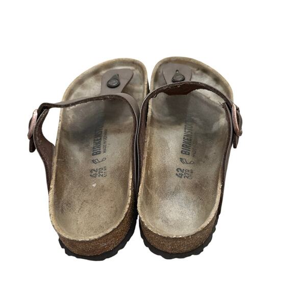 Birkenstock Gizeh Slip On Sandals Brown Size 42 US L11 M9 - Picture 3 of 6